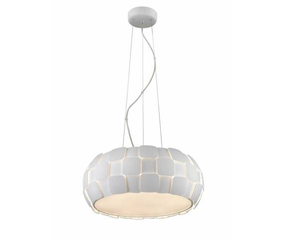 Lampa wisząca Sole P0317-05H-S8A1 Zuma Line nowoczesna ażurowa oprawa w kolorze białym
