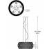 Lampa wisząca Sole P0317-05H-S8A1 Zuma Line nowoczesna ażurowa oprawa w kolorze białym