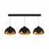 Lampa wisząca Antenne TS-120404P-BKGO Zuma Line potrójna oprawa w nowoczesnym stylu