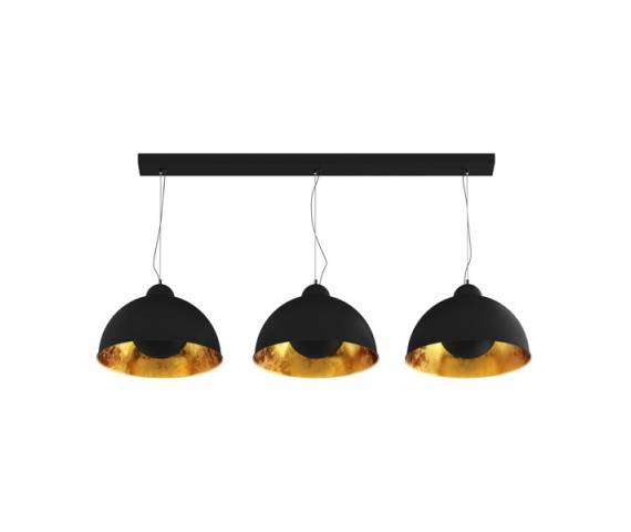 Lampa wisząca Antenne TS-120404P-BKGO Zuma Line potrójna oprawa w nowoczesnym stylu