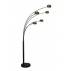 Lampa podłogowa Branca TS-5805-BKGO wieloramienna oprawa w kolorze czarym z elementami złota ZUMA LINE