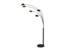 Lampa podłogowa Branca TS-5805-BKGO wieloramienna oprawa w kolorze czarym z elementami złota ZUMA LINE