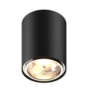 Oprawa sufitowa spot Box 50630 Zuma Line czarna cylindryczna oprawa z jednym źródłem światła