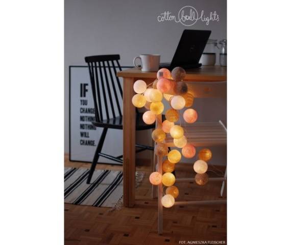 Kolorowe kulki kompozycja - Pastels