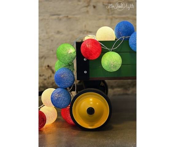 Kolorowe kulki kompozycja - Colorful