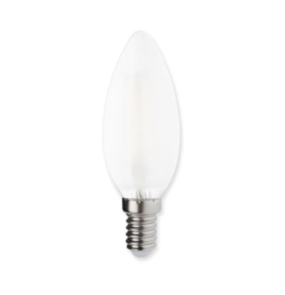 Żarówka LED Premium Filament Milky Glass E14 świeca 6W 806lm 3000K ciepła LEDLine