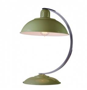 Lampa biurkowa Franklin Elstead Lighting zielona oprawa w nowoczesnym stylu