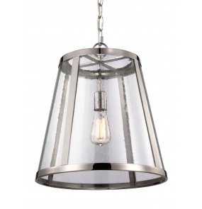 Lampa wisząca Harrow FE-HARROW-P-M Feiss dekoracyjna oprawa w kolorze polerowanego niklu