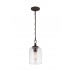 Lampa wisząca Hounslow FE/HOUNSLOW/PORB Feiss klasyczna oprawa w kolorze brązu