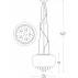 Lampa wisząca Vista P0076-05K-F4GR Zuma Line kryształowa oprawa wisząca w stylu nowoczesnym