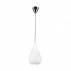 Lampa wisząca Naomi P1305-01S-F4AB oprawa w kolorze srebrnym ze szklanym kloszem ZUMA LINE