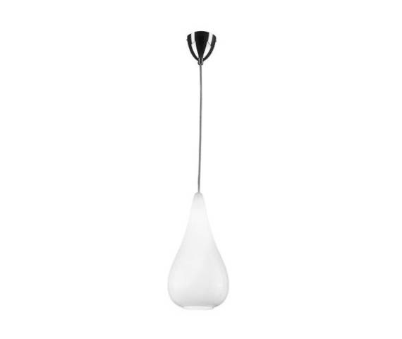 Lampa wisząca Naomi P1305-01S-F4AB oprawa w kolorze srebrnym ze szklanym kloszem ZUMA LINE
