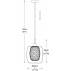 Lampa wisząca Donato P0310-01H-F4GP Zuma Line nowoczesna oprawa wisząca