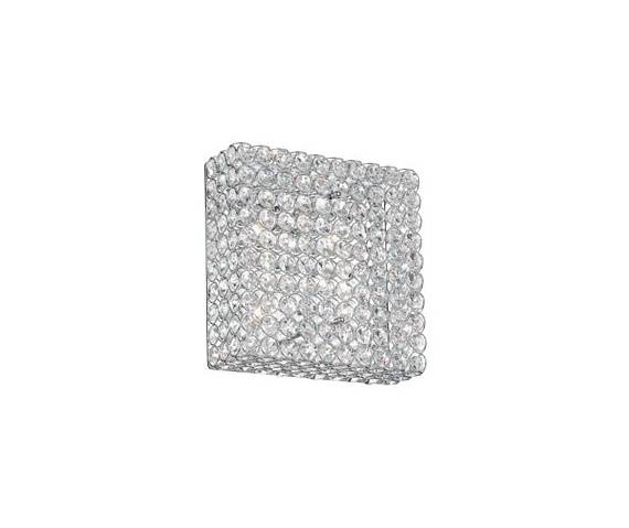 Plafon ADMIRAL PL4 080338 Ideal Lux transparentna oprawa w kryształowym stylu