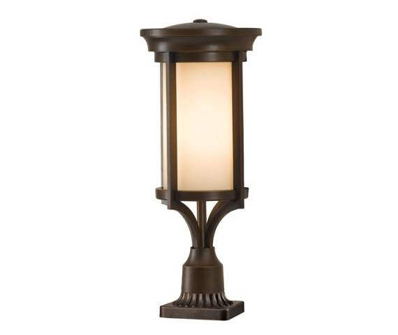 Lampa stojąca Merrill FE/MERRILL3/S Feiss klasyczna oprawa zewnętrzna w kolorze brązu