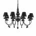 Lampa wisząca Blanche SP8 111896 Ideal Lux nowoczesna oprawa w kolorze czarnym