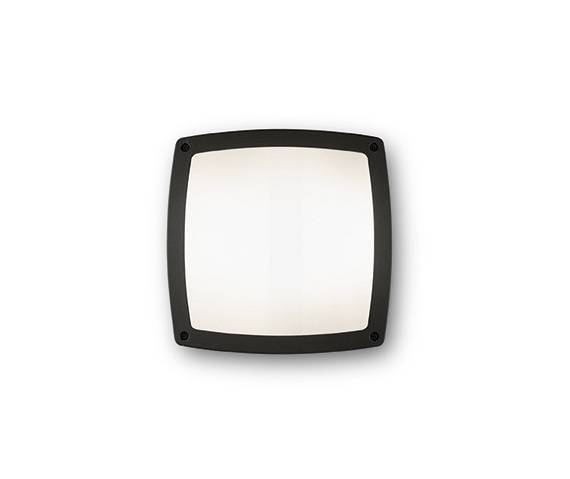 Plafon Cometa PL3 082271 Ideal Lux zewnętrzna oprawa sufitowa w kolorze czarnym