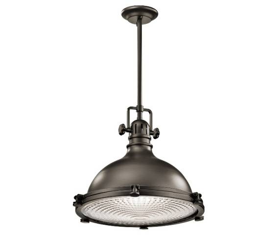 Lampa wisząca Hatteras Bay KL/HATTBAY/XL OZ Kichler brązowa oprawa w przemysłowym stylu