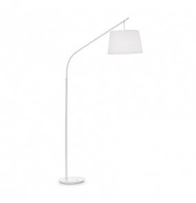 Lampa podłogowa Daddy PT1 110356 Ideal Lux biała oprawa w nowoczesnym stylu