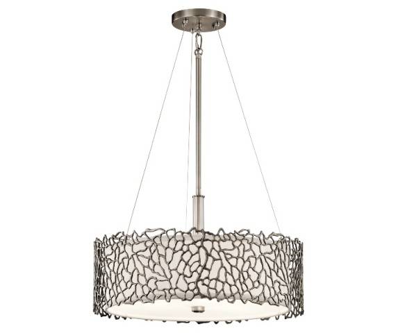 Lampa wisząca Silver Coral KL/SILCORAL/P/A Kichler dekoracyjna oprawa w nowoczesnym stylu