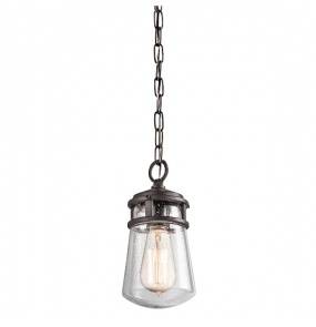 Lampa wisząca Lyndon KL-LYNDON8-S-AZ Kichler brązowa oprawa w stylu loft