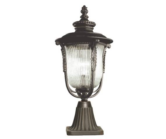 Lampa stojąca zewnętrzna Luverne KL/LUVERNE3/M Kichler latarnia ogrodowa w klasycznym stylu