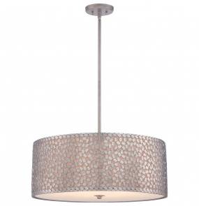 Lampa wisząca Confetti QZ/CONFETTI/P/L Quoizel srebrna oprawa w nowoczesnym stylu