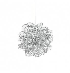 Lampa wisząca Dust SP8 114811 Ideal Lux srebrna oprawa w stylu design