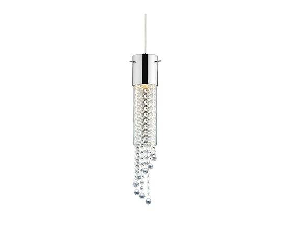 Lampa wisząca Gocce SP1 089669 Ideal Lux chromowana oprawa w nowoczesnym stylu