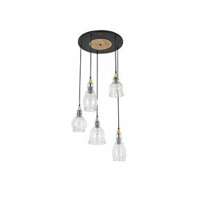 Lampa wisząca Gretel SP5 103174 Ideal Lux oprawa w stylu rustykalnym