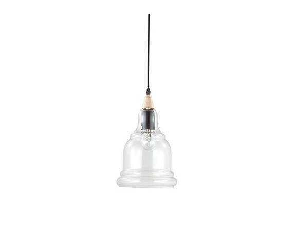 Lampa wisząca Gretel SP1 122564 Ideal Lux szklana oprawa w nowoczesnym stylu