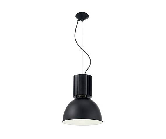 Lampa wisząca Hangar SP1 100333 Ideal Lux czarna oprawa w stylu nowoczesnym