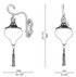 Kinkiet HAREM AP1 BRUNATNY 115962 Ideal Lux