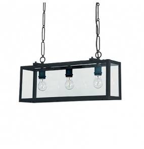 Lampa wisząca Igor SP3 092881 Ideal Lux nowoczesna oprawa w kolorze czarnym