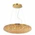 Lampa wisząca King SP12 088020 Ideal Lux złota oprawa w kryształowym stylu