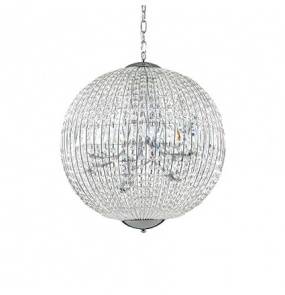 Lampa wisząca Luxor SP12 116235 Ideal Lux kryształowa oprawa w nowoczesnym stylu