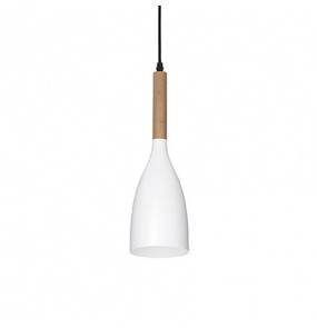 Lampa wisząca Manhattan SP1 110745 Ideal Lux biała oprawa w nowoczesnym stylu