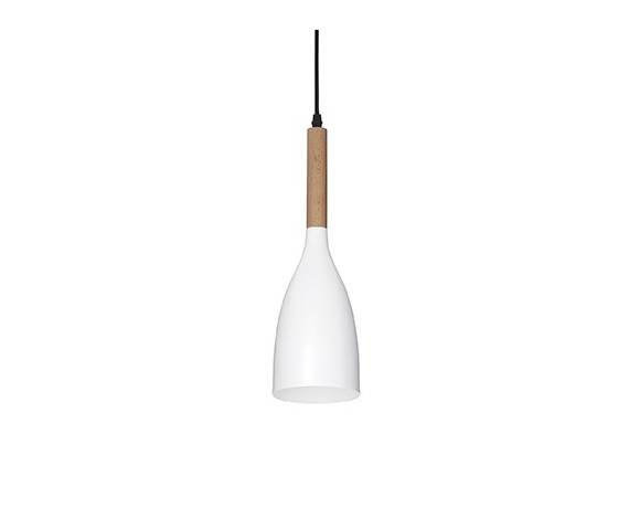 Lampa wisząca Manhattan SP1 110745 Ideal Lux biała oprawa w nowoczesnym stylu