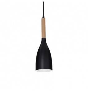 Lampa wisząca Manhattan SP1 110752 Ideal Lux czarna oprawa w nowoczesnym stylu