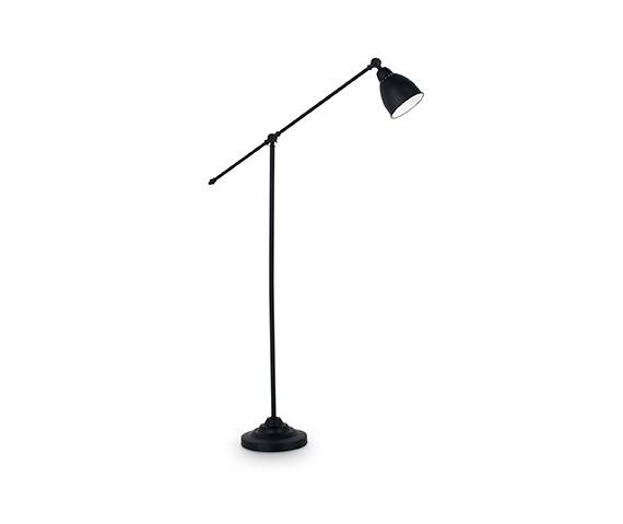 Lampa podłogowa Newton PT1 003528 Ideal Lux nowoczesna oprawa w kolorze czarnym