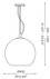 Lampa wisząca Nemo SP1 D40 094229 Ideal Lux przydymiona oprawa w stylu design