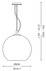 Lampa wisząca Nemo SP1 D50 094137 Ideal Lux przydymiona oprawa w stylu design