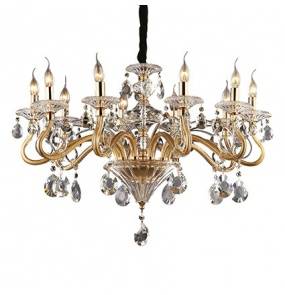 Żyrandol Negresco SP10 087771  Ideal Lux oprawa wisząca w kryształowym stylu