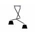 Lampa sufitowa Zyta MD2300-2S-BK AZzardo ŻARÓWKI LED GRATIS!