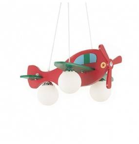 Lampa wisząca Avion 136318 Ideal Lux kolorowa oprawa do pokoju dziecięcego