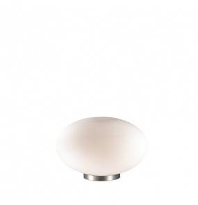 Lampa stołowa Candy ⌀25 086804 Ideal Lux minimalistyczna oprawa w kolorze białym