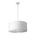 Lampa wisząca BALANCE BALANCE-P-WPN oprawa w kolorze bieli i polerowanego niklu ELSTEAD LIGHTING