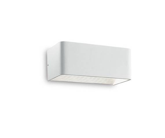 Kinkiet Click 017518 Ideal Lux nowoczesna oprawa w kolorze aluminium