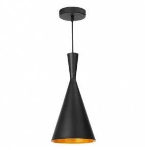 Lampa wisząca Garda LP-42001/1P Light Prestige czarno-złota oprawa w nowoczesnym stylu