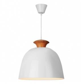 Lampa wisząca Aulla LP-1228/1P Light Prestige biała oprawa w minimalistycznym stylu